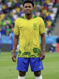 2026-27 Brazil Yellow Special Edition Training shirts 花图