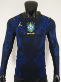 2026-27 Brazil Away Long Sleeve Player Version Soccer Jersey (长袖球员)