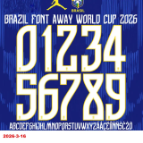 2026-27 Brazil Away Long Sleeve Soccer Jersey (长袖)