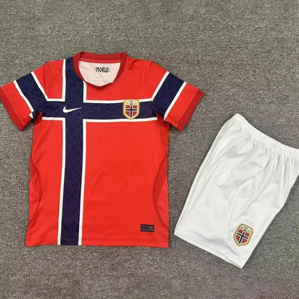 2026-27 Norway Away Kids Soccer Jersey