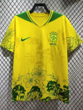 2026-27 Brazil Yellow Special Edition Training shirts 花图