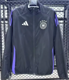 2025-26 Germany White & Black Double Sided Windbreaker (双面风衣)