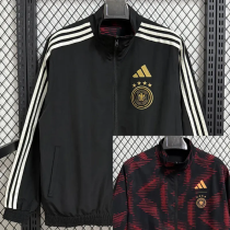 2025-26 Germany Black & Red Double Sided Windbreaker (双面风衣)