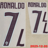 2026-27 Portugal Away Long Sleeve Player Version Soccer Jersey (长袖球员)