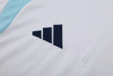 2026-27 Argentina White Half Pull Tracksuit (半拉链)