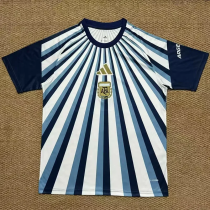 2026-27 Argentina Blue White Fans Training shirts