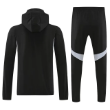 2025-26 Argentina Black Hoodie Jacket Tracksuit