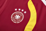 2026-27 Germany Red Hoodie Jacket Tracksuit