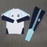 2026-27 Argentina White Half Pull Tracksuit (半拉链)