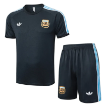 2025-26 Argentina Dark gray Training Short Suit #D2559