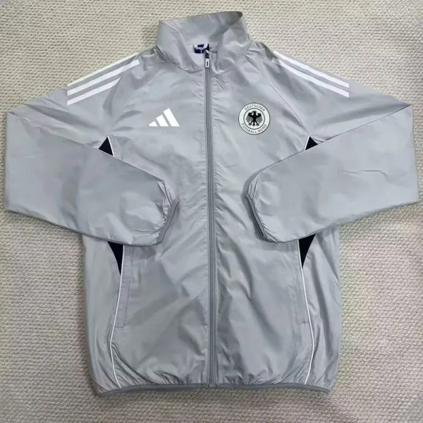 2025-26 Germany Gray Windbreaker (白边)