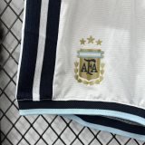 2026-27 Argentina White Player Version Shorts Pants(球员短裤)