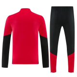 2026-27 Germany Red Half Pull Tracksuit (半拉链)