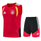 2026-27 Germany Red Tank top and shorts suit