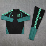 2026-27 Mexico Black Half Pull Tracksuit (半拉链)