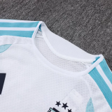 2026-27 Argentina White Player Version Training Short Suit (球员短套装)#D2603