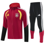 2026-27 Germany Red Hoodie Jacket Tracksuit