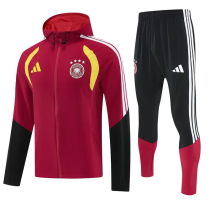 2026-27 Germany Red Hoodie Jacket Tracksuit