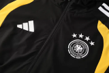 2026-27 Germany Black Hoodie Jacket Tracksuit