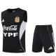 2025-26 Argentina Black Tank top and shorts suit