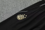 2025-26 Argentina Black Hoodie Jacket Tracksuit
