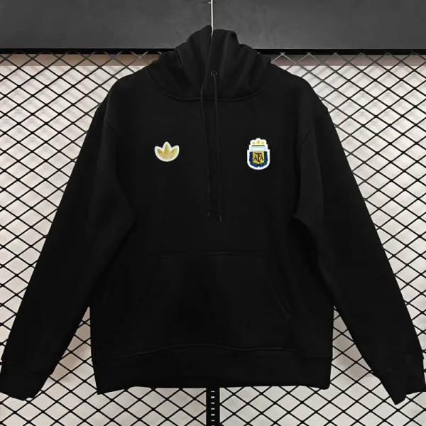 2026-27 Argentina Black Hoody 黑色(加绒)