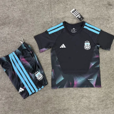 2026-27 Argentina Black Goalkeeper Kids Soccer Jersey