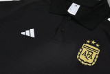 2025-26 Argentina Black Polo Tracksuit