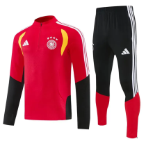 2026-27 Germany Red Half Pull Tracksuit (半拉链)