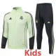 2025-26 Real Madrid Light green Kids Jacket Tracksuit #E25217(童装)