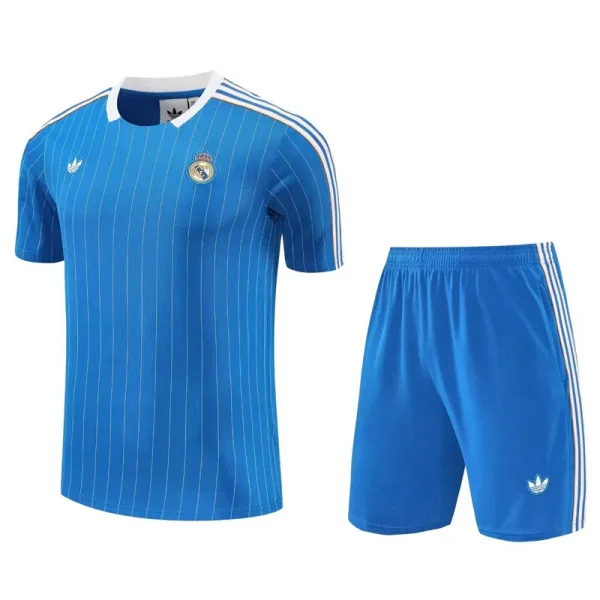 2025-26 Real Madrid Blue Training Short Suit