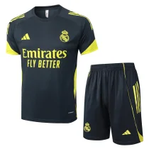 2025-26 Real Madrid Dark gray Training Short Suit