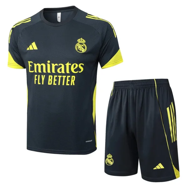 2025-26 Real Madrid Dark gray Training Short Suit