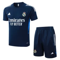 2025-26 Real Madrid Royal blue Training Short Suit #D25280