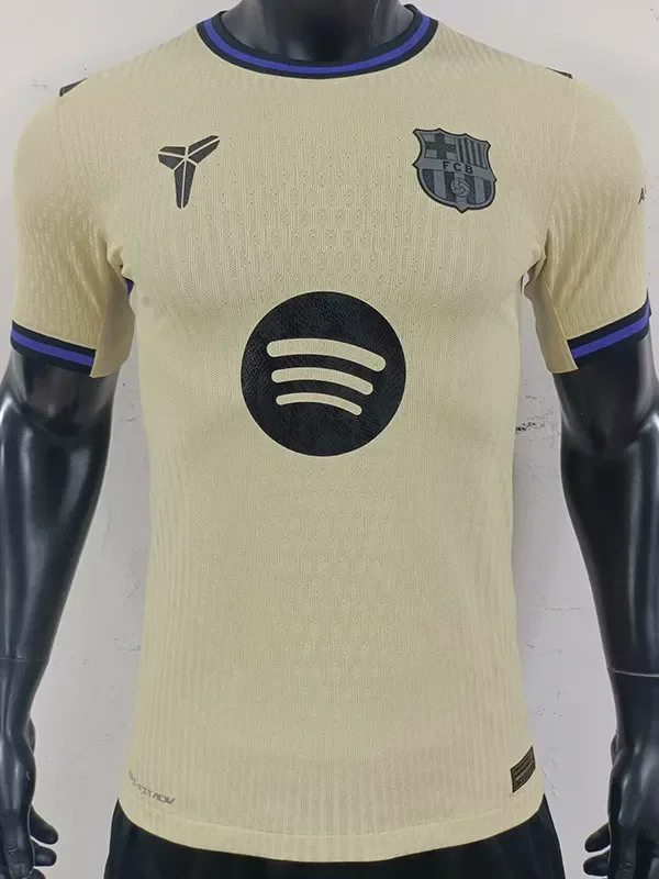 2025-26 Barcelona Away Player Version Soccer Jersey