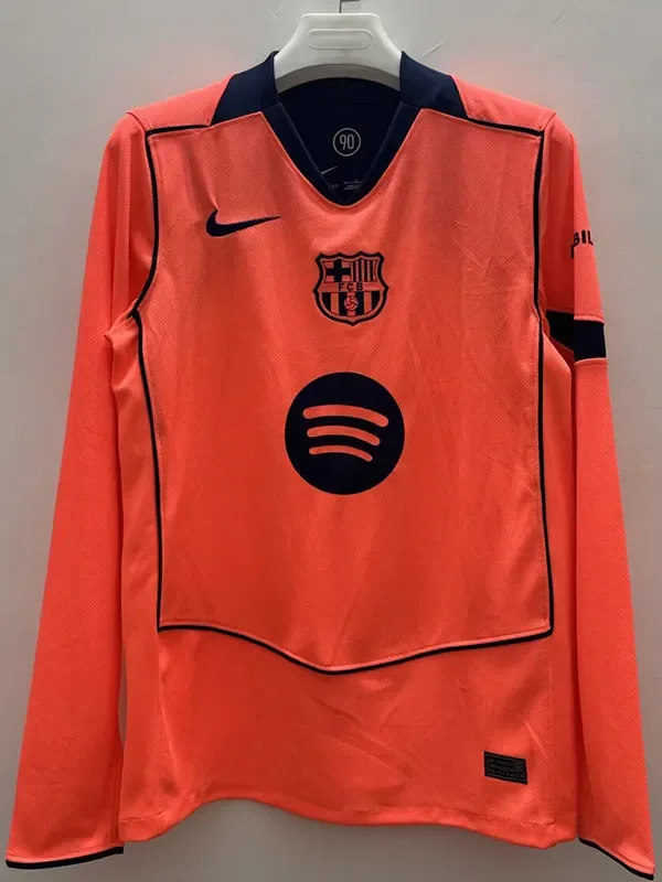 2025-26  Barcelona Third Long Sleeve Soccer Jersey (长袖)