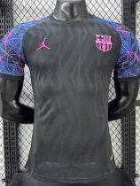 2025-26 Barcelona Black Special Edition Player Version Training Shirts (粉标)