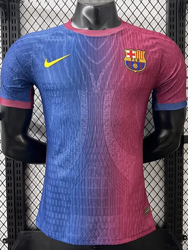 2025-26 Barcelona Blue Red Special Edition Player Version Training Shirts