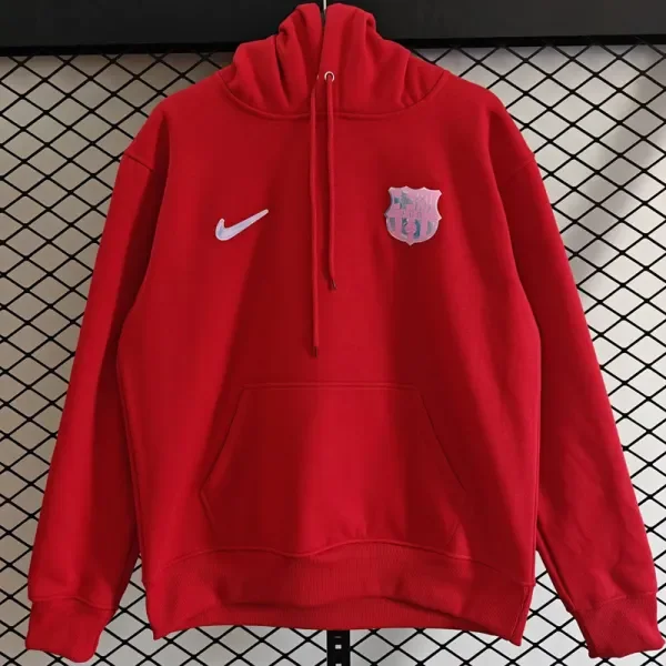 2025-26  Barcelona Red Hoody 红色(加绒)