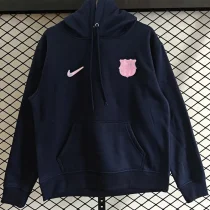 2025-26  Barcelona Royal blue Hoody 宝蓝色(加绒)
