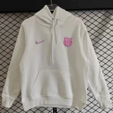 2025-26  Barcelona White Hoody 白色(加绒)