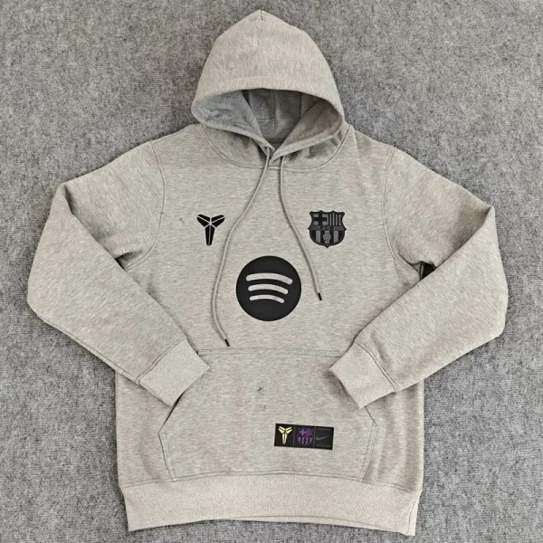 2025-26  Barcelona BAR Gray Hoody 灰色(加绒)