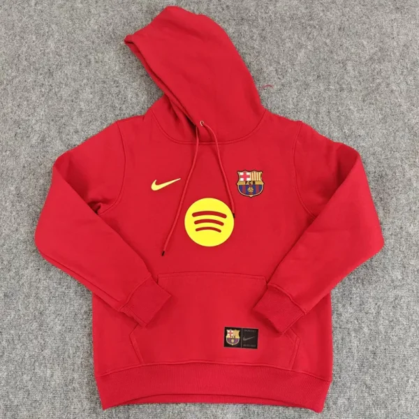 2025-26  Barcelona Red Hoody 红色(加绒)