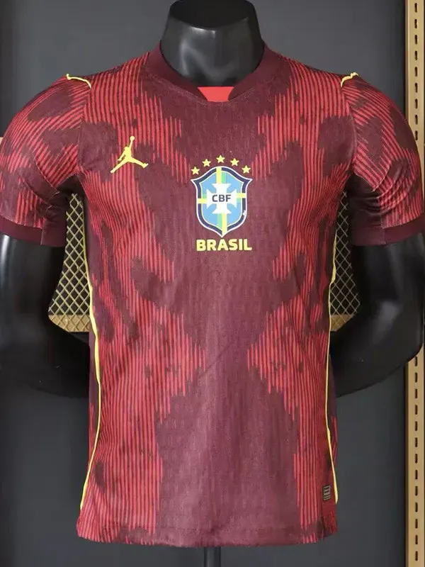 2026-27 Brazil JD Red Goalkeeper Player Version Soccer Jersey