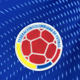 2026-27 Colombia Blue Goalkeeper Fans Soccer Jersey