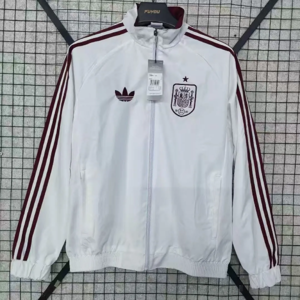 2026-27 Spain White Windbreaker