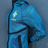 2026 World Cup Brazil Green Walkout Jacket (Hooded) #单上衣