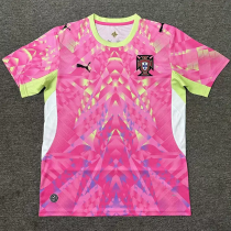 2026-27 Portugal Pink Special Edition Fans Training shirts (黑标)