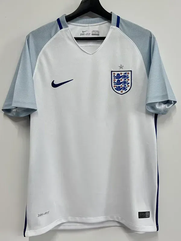 2016 England Home Retro Soccer Jersey