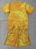 2026-27 England Yellow Goalkeeper Kids Soccer Jersey